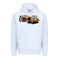 White Thencher Chain Premium Hoodie - LillyAllenDesigns