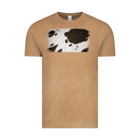 Vintage Camel Cowhide Black and White Brush Strokes Background Vintage Tee - Jasminsmagicworld