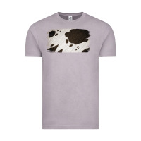 Vintage Zinc Cowhide Black and White Brush Strokes Background Vintage Tee - Jasminsmagicworld