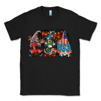 Black i love usa gnomes 4th of july Classic Tee - CowGirlArtShop
