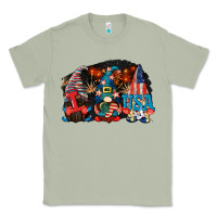 Matcha i love usa gnomes 4th of july Classic Tee - CowGirlArtShop