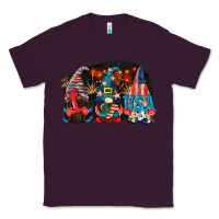 Plum i love usa gnomes 4th of july Classic Tee - CowGirlArtShop