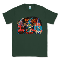 Sports Green i love usa gnomes 4th of july Classic Tee - CowGirlArtShop