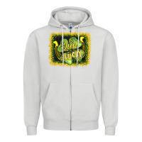 Dove Grey just lucky Zipper Hoodie - AdoDesignShop