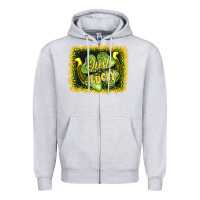 Heather Grey just lucky Zipper Hoodie - AdoDesignShop