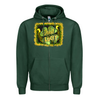 Sports Green just lucky Zipper Hoodie - AdoDesignShop