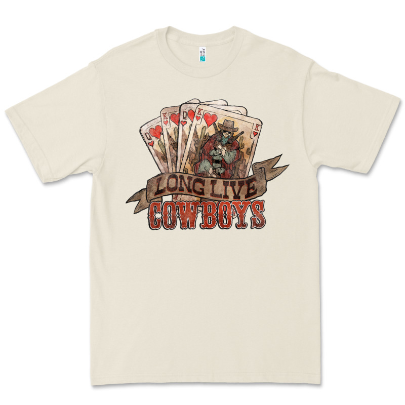 Long Live Cowboys Cards Premium Tee by HowdyJamesFarm | Teevron