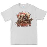 Dove Grey Long live cowboys cards Premium Tee - HowdyJamesFarm