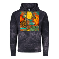 Cloud Black fall pumpkins seamless pattern Vintage Hoodie - BundleAndBundleShop