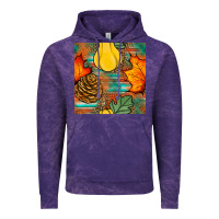 Cloud Purple fall pumpkins seamless pattern Vintage Hoodie - BundleAndBundleShop