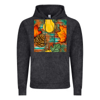 Vintage Arctic fall pumpkins seamless pattern Vintage Hoodie - BundleAndBundleShop
