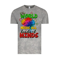 The World Needs All Kinds Of Minds Vintage Tee | Teevron