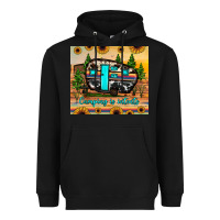 Black camping is intents Heavyweight Hoodie - JahusDesignShop