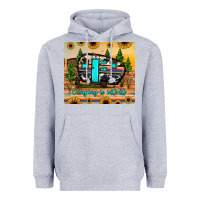 Heather Grey camping is intents Heavyweight Hoodie - JahusDesignShop