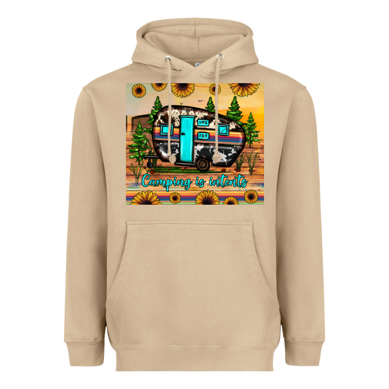 Camping Is Intents Heavyweight Hoodie by JahusDesignShop | Teevron