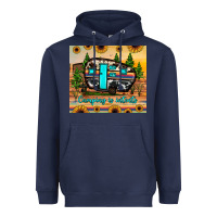 Navy camping is intents Heavyweight Hoodie - JahusDesignShop