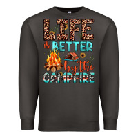 Smoke life is better by the campfire Premium Sweatshirt - JahusDesignShop