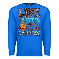 True Royal life is better by the campfire Premium Sweatshirt - JahusDesignShop