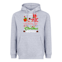 Heather Grey i just want to drink hot chocolate watch christmas movies premium Heavyweight Hoodie - baoMotion
