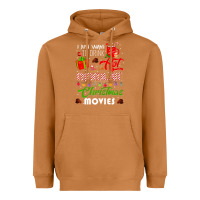 Meerkat i just want to drink hot chocolate watch christmas movies premium Heavyweight Hoodie - baoMotion