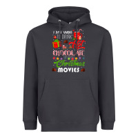 Smoke i just want to drink hot chocolate watch christmas movies premium Heavyweight Hoodie - baoMotion