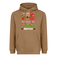 Toasted Coconut i just want to drink hot chocolate watch christmas movies premium Heavyweight Hoodie - baoMotion