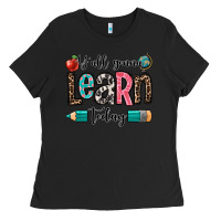 Black y'all gonna learn today Ladies Tee - OliviaCreatesArt