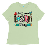 Matcha y'all gonna learn today Ladies Tee - OliviaCreatesArt
