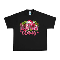 Black Pink Christmas Mama Claus Urban Heavy Tee - FaDigitalArtStudio