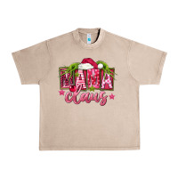 French Oak Pink Christmas Mama Claus Urban Heavy Tee - FaDigitalArtStudio