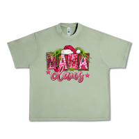 Oil Green Pink Christmas Mama Claus Urban Heavy Tee - FaDigitalArtStudio