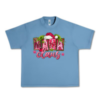 Pebble Blue Pink Christmas Mama Claus Urban Heavy Tee - FaDigitalArtStudio