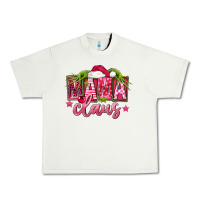 Pistachio Pink Christmas Mama Claus Urban Heavy Tee - FaDigitalArtStudio