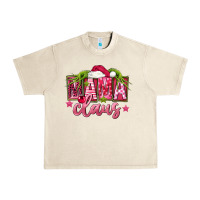 Sandshell Pink Christmas Mama Claus Urban Heavy Tee - FaDigitalArtStudio