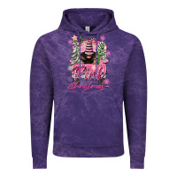Cloud Purple Pink Christmas Truck Gnome Vintage Hoodie - FaDigitalArtStudio