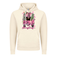 Vintage Artic Pink Christmas Truck Gnome Vintage Hoodie - FaDigitalArtStudio