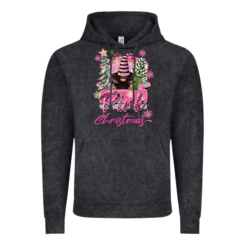 Pink Christmas Truck Gnome Vintage Hoodie by FaDigitalArtStudio | Teevron