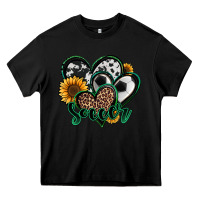 Black soccer hearts Heavy Core Tee - Jasminsmagicworld