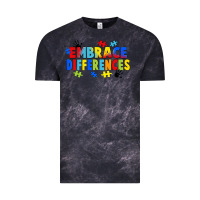 Cloud Black Embrace differences Vintage Tee - FaDigitalArtStudio