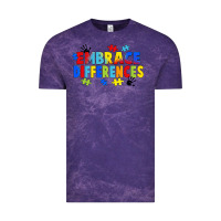 Cloud Purple Embrace differences Vintage Tee - FaDigitalArtStudio