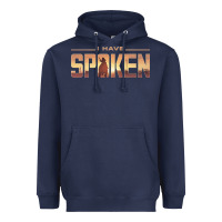 Navy i have spoken Heavyweight Hoodie - baoMotion