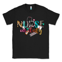 Black nurse on duty Classic Tee - CowGirlArtShop