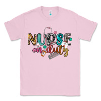 Bubblegum Pink nurse on duty Classic Tee - CowGirlArtShop