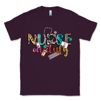 Plum nurse on duty Classic Tee - CowGirlArtShop
