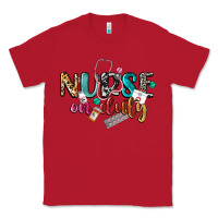 Red nurse on duty Classic Tee - CowGirlArtShop