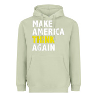 Matcha Make America Think Again Funny Elections President Politics Heavyweight Hoodie - baoMotion