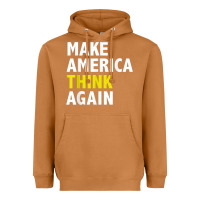 Meerkat Make America Think Again Funny Elections President Politics Heavyweight Hoodie - baoMotion