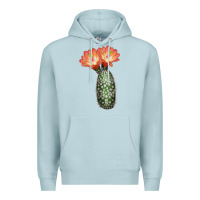 Blue Mist King Cup Cactus Premium Hoodie - LillyAllenDesigns