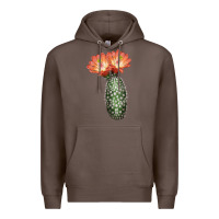 Coffee King Cup Cactus Premium Hoodie - LillyAllenDesigns