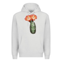 Dove Grey King Cup Cactus Premium Hoodie - LillyAllenDesigns